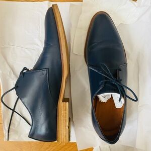 Everlane Women's Navy Oxford Shoes